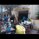 Eine der Altpapier-Annahmestellen